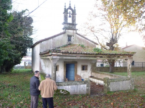 O Consorcio de Santiago inicia os traballos de reforma da capela de San Roque, situada na parroquia de Sabugueira, na Lavacolla